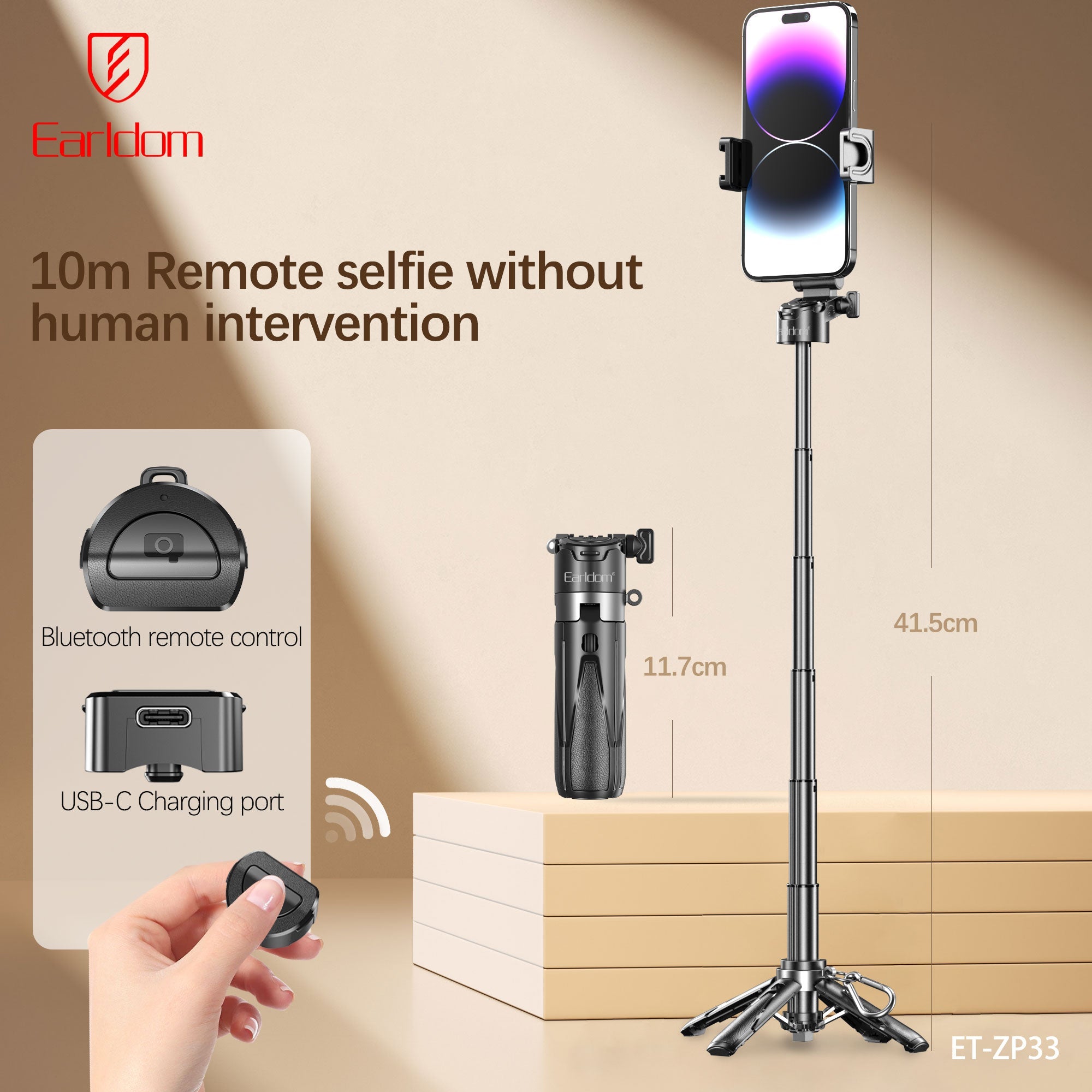 Mini selfie stick ET-ZP33 Mini selfie stick ET-ZP33